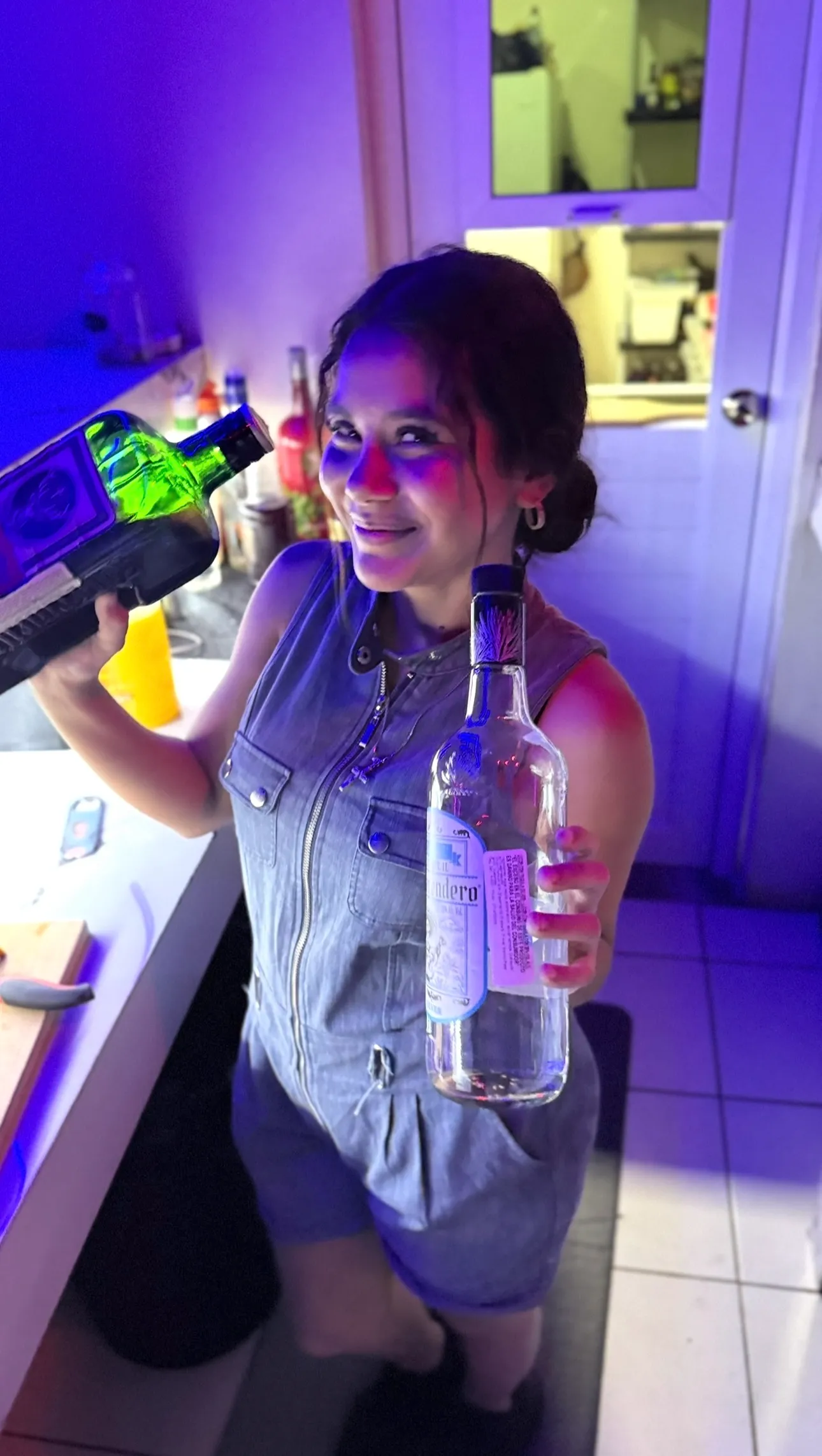 Botellas y barra